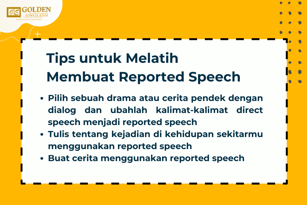 reported speech