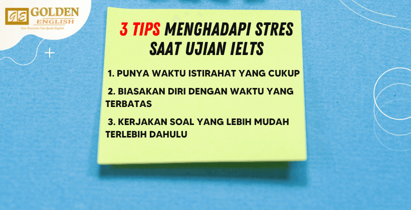 3 Tips Ampuh Hadapi Stres Saat Ujian IELTS