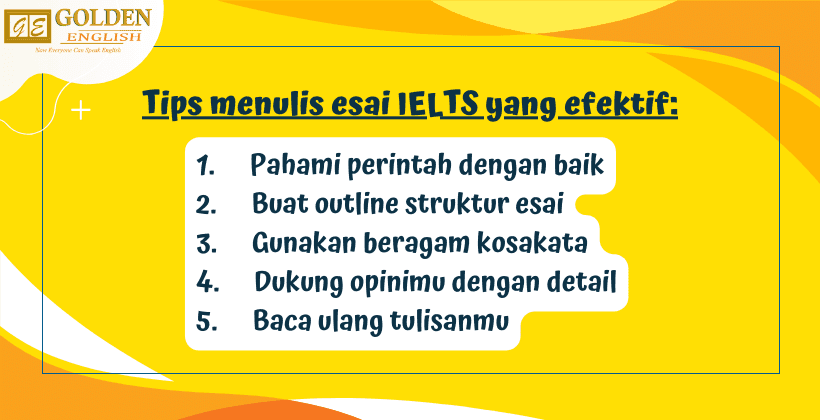 5 Tips Ampuh Menulis Esai IELTS Writing Task 1 dan Task 2