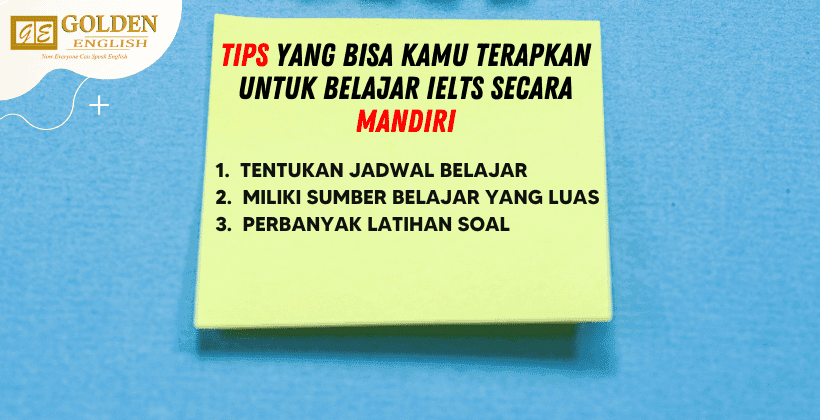 Simak 3 Tips Belajar IELTS Untuk Pemula Secara Mandiri