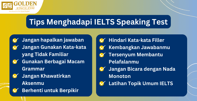 Tips Mempersiapkan Diri untuk Menghadapi IELTS Speaking Test