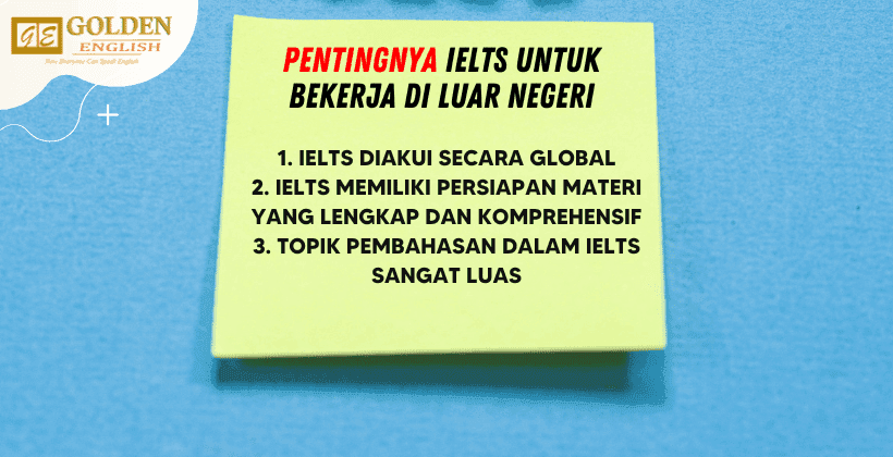 alasan mengapa penting sertifikat ielts untuk kerja di luar negeri